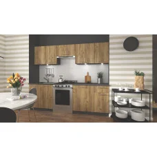 KITCHEN DARIA 240 - ANTHRACITE, CRAFT OAK